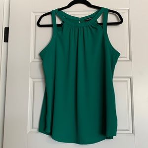 Express emerald green dressy tank top